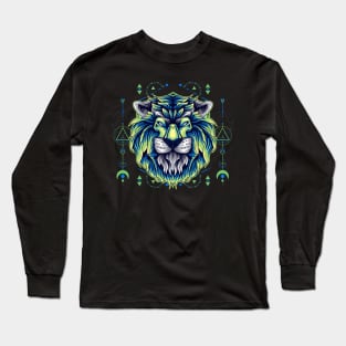 lion head artwork Long Sleeve T-Shirt